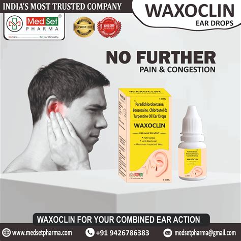 WAXOCLIN EAR DROP Medset Pharma