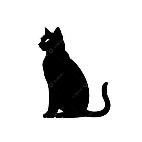 Black Cat Silhouette Pet, Cat, Silhouette, Domestic PNG Transparent ...