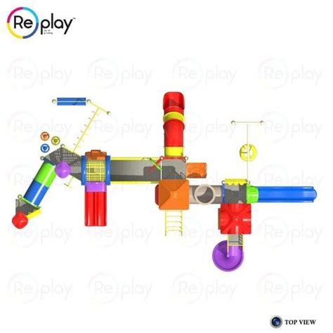 Multi Play Station - Outdoor Play Station - Spiral Slide Multiplay ...