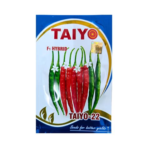 Taiyo-22 Chilli Seeds | F1 Hybrid | Buy Online Now - DesiKheti – Desikheti