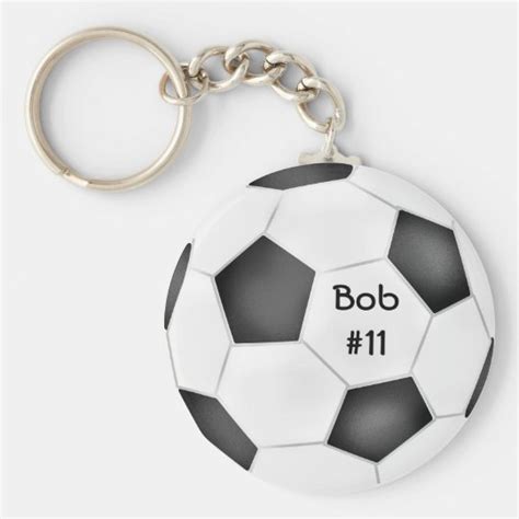 Soccer Ball Keychain | Zazzle.com