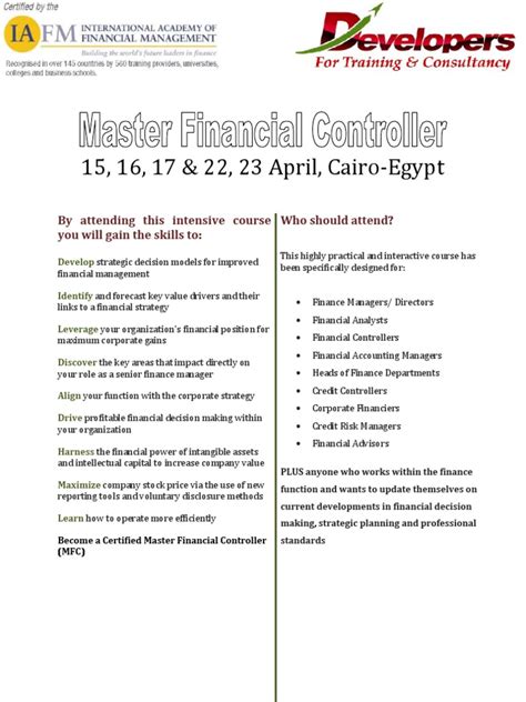 Master Financial Controller 的图像结果