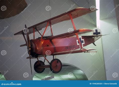 Fokker DR1 Triplane of Baron Von Richthofen Editorial Stock Photo ...