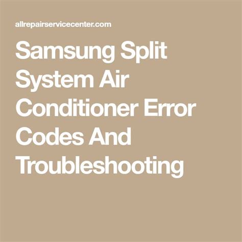 Image result for Samsung Mini Split Code CF