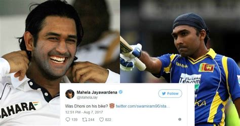 Fan Calls MS Dhoni Faster Than Usain Bolt & Mahela Jayawardene Slays ...