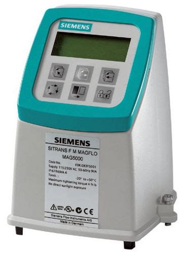 Transmissor de fluxo eletromagnético - SITRANS F M MAG 5000 - Siemens ...
