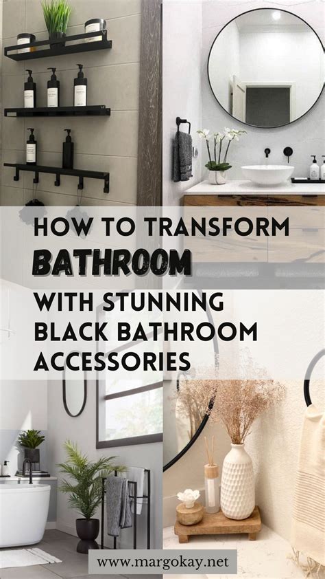 Transform Your Bathroom with Stunning 🖤 Black Bathroom Accessories! 🚿 ...