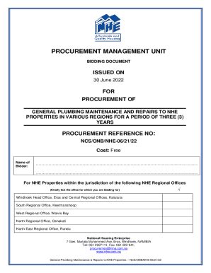 Fillable Online cch.org.zwthe-procurement-management-unitThe ...