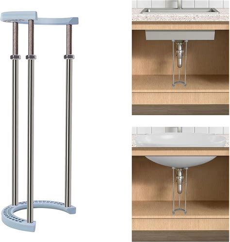 Feeloco Adjustable Undermount Sink Support System, Sturdy Stainless ...