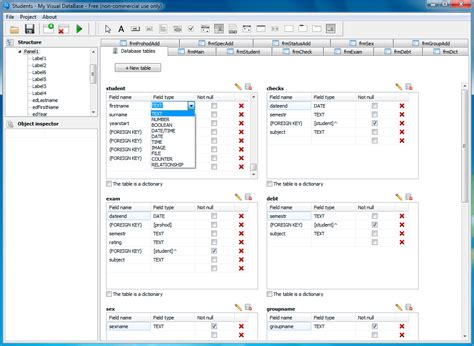 Visual Database Software 的图像结果