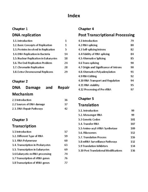 Molecular biology - the - Index DNA Damage and Repair Chapter ...
