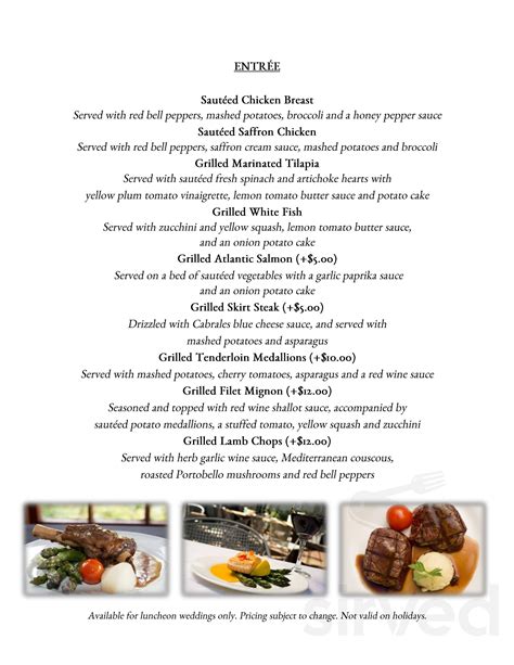 Menu - Naperville IL's Mesón Sabika | Sirved