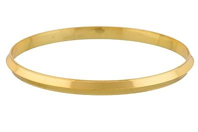 Buy Jewbang Gold Plated Imitation Shining Bracelet Kada for Men ...