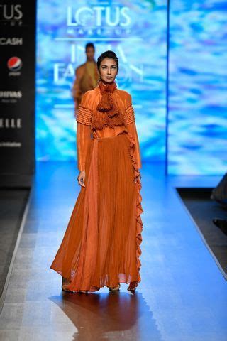 Nidhi Yasha at Lotus Make-Up India Fashion Week spring/summer 2020 ...