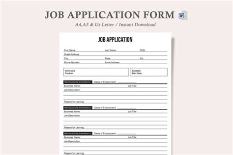 Simple Job Application Form 的图像结果
