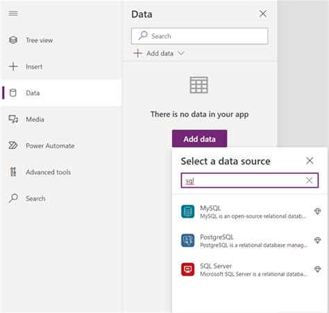 Image result for Power App Connection to Existing SQL Database