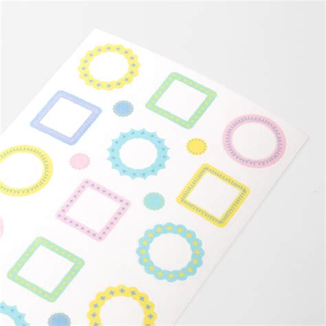 Sticker Schedule 2538 Semi-Transparent Frame – Paper planning and more