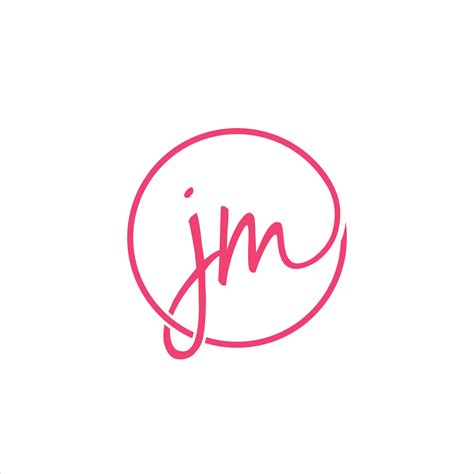 JM Monogram Logo Design By Vectorseller | TheHungryJPEG.com