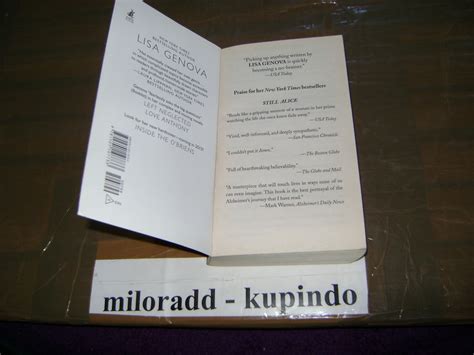 Lisa Genova Still Alice - Kupindo.com (74376617)