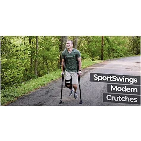 DynamoMe Dynamo Sport Swings Crutch, Electric Green, Size Small 4-ft 6 ...