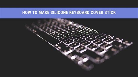 How to Stick Keyboard Protector 的图像结果