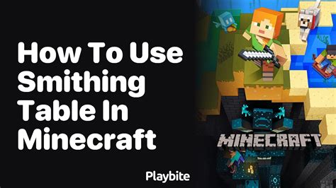 How to Use Smithing Table 的图像结果