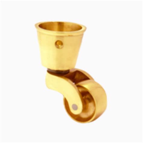 Round Cup Castor with Wood Screw Fix Manufacturers in India | Durable ...