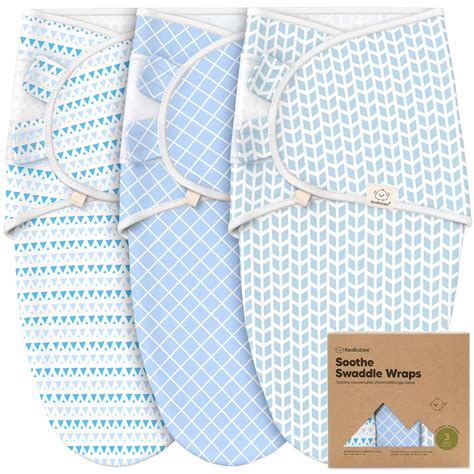 3-Pack Organic Baby Swaddle Sleep Sacks - Swaddles for Newborns, Infant ...