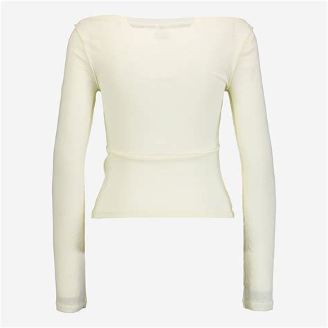 Cream Boat Neck Top - TK Maxx UK