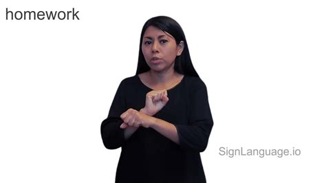 Image result for Homw Work ASL