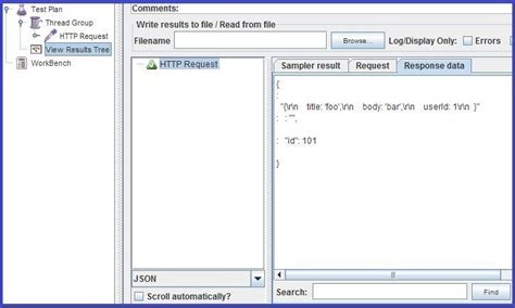 JMeter API Testing Tutorial 的图像结果