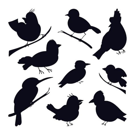 Images de Silhouette Oiseaux – Téléchargement gratuit sur Freepik