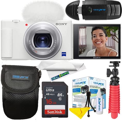 Buy Sony ZV-1 Compact Digital Vlogging 4K Camera (White) for Content ...