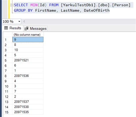 Image result for Remove Dplicates SQL with No ID