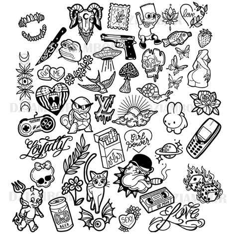 Dark Tattoo Flash