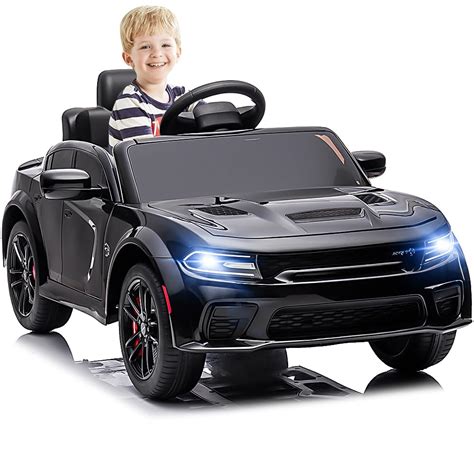 iYofe Kids Electric Cars with Remote Control, 12V Licensed Dodge ...