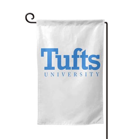 Tufts University Logo Garden Flag - Double Sided Banners For Outdoor ...