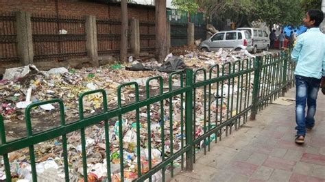 No, This Is Not A Garbage Dump, But Scenes Outside One Of Delhi's ...