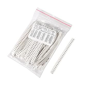 ALMOCN 1500PCS 0805 SMD Resistor Kit, 0 ohm-10M ohm 1/8W 0.125W ±1% ...
