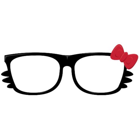 Hello Kitty Glasses Template