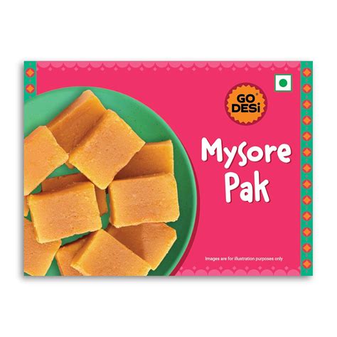 GO DESi - Mysore Pak | Made with Desi Ghee | Indian Mithai | Sweets ...
