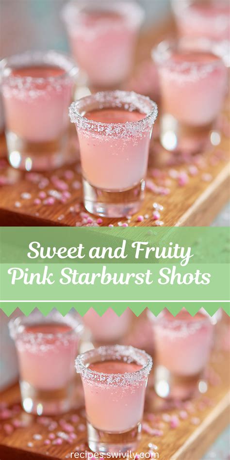 Pink Starburst Candy Shots: Fruity Vodka Party Drinks | Recipe | Pink ...