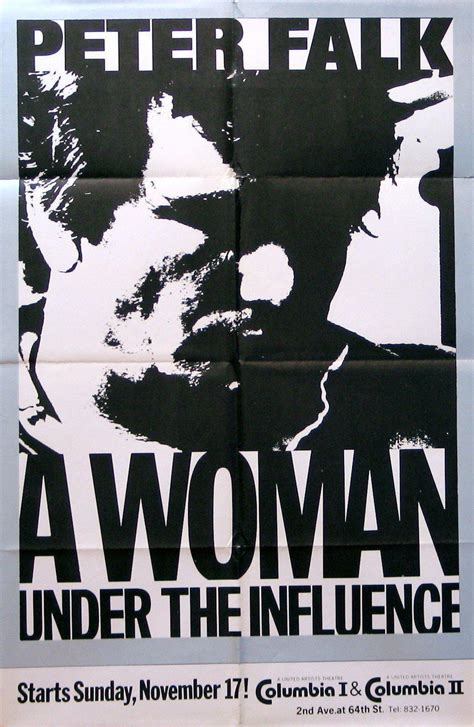 A Woman Under the Influence Movie Poster 1974 Subway 1 sheet