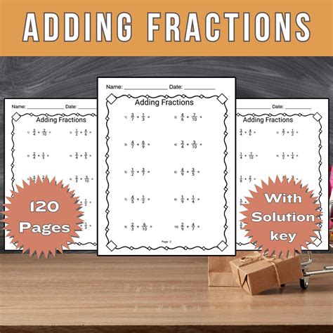 Image result for 5th Grade Adding Fractions Worksheet