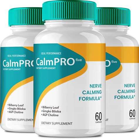 Amazon.com: Calmpro5 Nerve Capsules, Calm Pro 5 Nerve Health Supplement ...