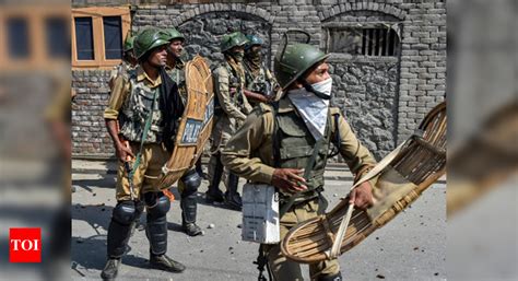 Terrorists attack security forces, five injured | India News - Times of ...