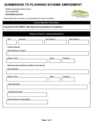 Fillable Online C42 SUBMISSION FORM Fax Email Print - pdfFiller