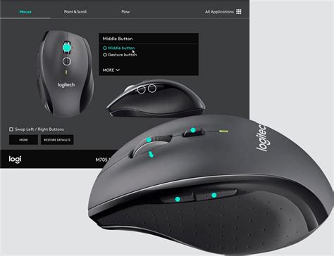 Image result for Logitech M705 Middle Button