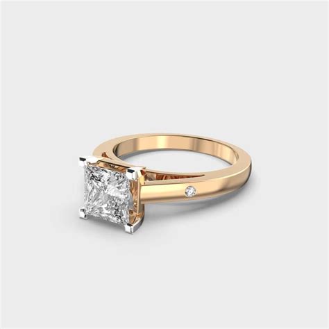 Buy Stunning Daisy Princess Cut Diamond Ring At Jewelbox
