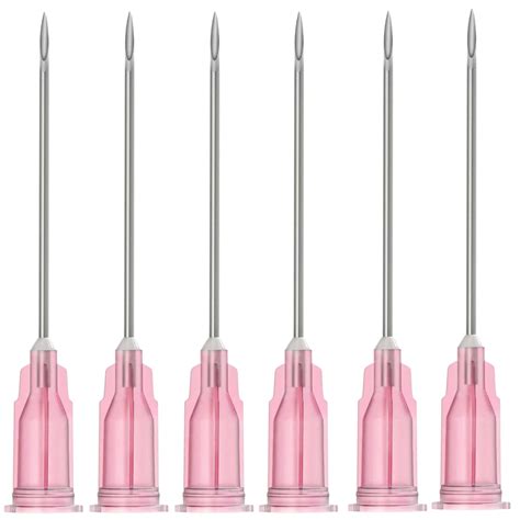 20 Pcs 18Ga 1.5 Inch/38mm Lab Dispensing Needle Luer Lock, Individually ...